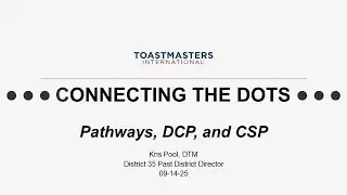 Connecting the Dots 9 14 25
