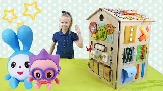 Мои Малышарики - Полина в домике Малышариков - Игра Мультик