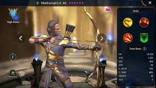 Raid Shadow Legends Hero Showcase Marksman lv 60