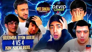 STRIMLERLAR BILAN 4vs4 🥵 DAXSHATLI OʻYIN 🔥