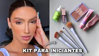 *I put together a makeup kit for beginners using only inexpensive products* and showed how to use...