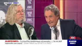 Didier Raoult face à Jean Jacques Bourdin en direct !!! a suivre la commission d'enquête complète !!