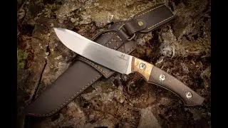 Нож ручной работы из М 398 "Эндемик"