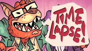 Monster Prom - Artwork Timelapse!