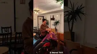 Drinking Piña Colada - Spasticity Meets Cocktail - Enjoying Cocktail from Sippy Cup - 