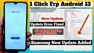 Android Utility Tool Update Error Fixed || Samsung Android 13 Frp Unlock || *#0*# Not Working Fixed