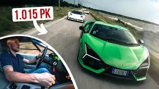 Rijtest alle Lamborghini V12's: is de nieuwe Revuelto net zo goed?