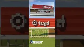 Target logo in Minecraft #minecraftfans #minecraftbuild #target