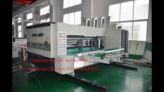 PP Hollow Coroplast Sheet Printing and Cutting Machine / PP Corrugated Box Making Machine