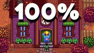 I Completed Stardew Valley For The FIRST TIME... It Changed My Life