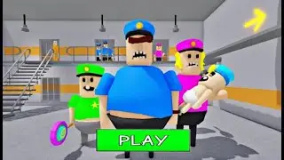 Police Family Escape SCARY OBBY roblox Gameplay Walkthrough No Death 4K