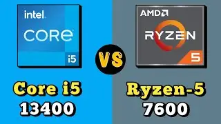 Core-i5 13400 vs Ryzen-5 7600 Processor 🔥 || Intel Core-i5 13400 vs AMD Ryzen-5 7600