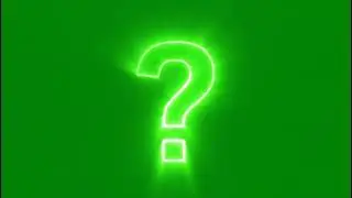 Emotional Green Screen Question Mark Animation: Thought-Provoking Overlay VFX