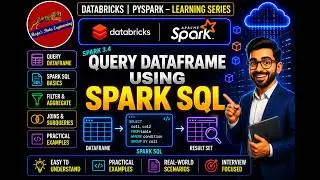 116. Databricks | Pyspark| Query Dataframe Using Spark SQL