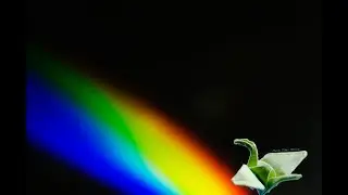 Tsuru on a rainbow