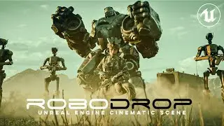 Robo Drop - Unreal Engine Cinematic Scene