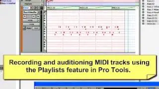 Using Playlists in Pro Tools