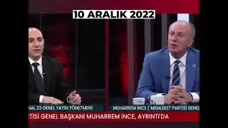 6'lı Masa Dağılır diyen Muharrem İnce  "Kılıçdaroğlu 6'lı masanın adayı olur, Akşener kabul etmez"