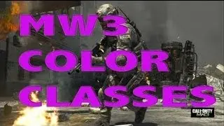 How get color class names MW3.