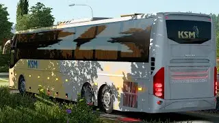 An Early Morning Drive | Euro Truck Simulator 2 Bus Mod