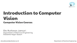 Computer Vision - 1. Introduction to Computer Vision