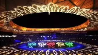 鸟巢震撼光影秀lighting show-梁发勇