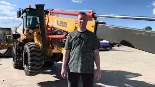 Обзор НОВОГО телескопического погрузчика TL2500. Вылет стрелы СЕМЬ МЕТРОВ