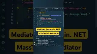 MassTransit Mediator Pattern in ASP.NET Core!  #coding #masstransit #messaging #dotnet
