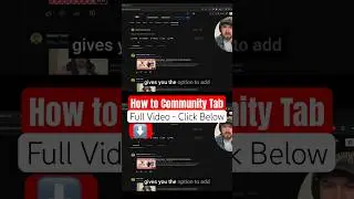 YouTube Hack - How to Use the Community Tab on YouTube