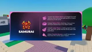 Playing As SAMURAI In Roblox Project Smash