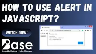 How To Use Alert In Javascript?