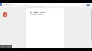 Google Docs - Speech to Text