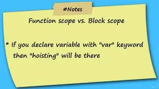 2 Function Scope Vs  Block Scope