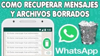 Cómo Recuperar Mensajes y Archivos Eliminados Por Tus Contactos De WhatsApp.