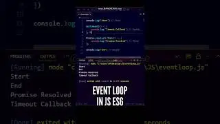 😍😍 How does Event Loop apply in JavaScript ES6? #shorts #javascript #programming #coding #js #code