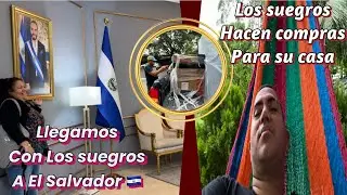 Llegamos a El Salvador con los suegros y miran por primera vez su casa que mandaron hacer