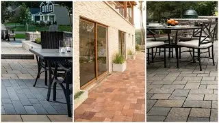 Pisos de adoquín y ladrillo. Pisos para exterior. Ideas para decorar 2024