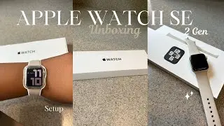 APPLE WATCH SE 2ND GEN UNBOXING + setup & accessory