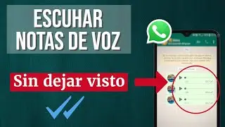 Escuchar Audios de WhatsApp sin dejar Visto