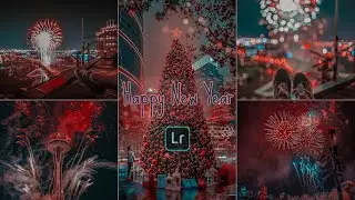 Happy New Year - Lightroom Mobile Presets DNG | How to Edit Happy New Year Photos | Neon Preset