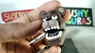 Withered Freddy (Fnaf) de plastilina/ How to make Withered Freddy with clay sculpting