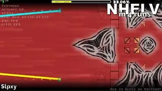 NHELV by SrGuillester in 4 runs | PROGRESS #1 | GEOMETRY DASH 2.2 |
