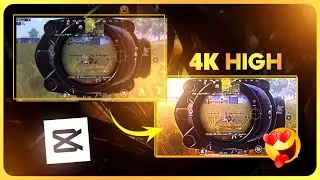 😱Increase Video Quality to 4K | BGMI 4k Glowing Sky Colour Grading Tutorial