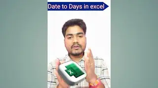 Date to Day in Excel | Text function in excel |  #excel #sorts #ytsorts #exceltricks