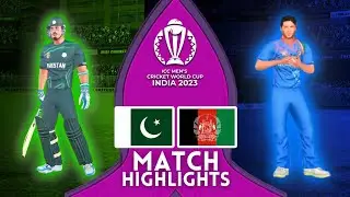 ICC World Cup 2023 | Pakistan Vs Afghanistan | Highlights | Real Cricket 22