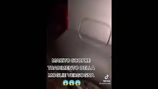 marito scopre il tradimento della moglie😱 video shock