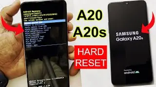 How to HARD RESET Samsung Galaxy A20/A20s in JUST Seconds!