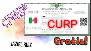 👉 Como DESCARGAR E IMPRIMIR LA CURP Por Internet (Nuevo Formato 2021) - Tramitar Nueva CURP 