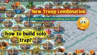 Testing new combination | how strong my new f2p solo trap | non burn able trap | Lords Mobile