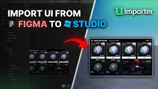 the new FASTEST figma to roblox ui importer